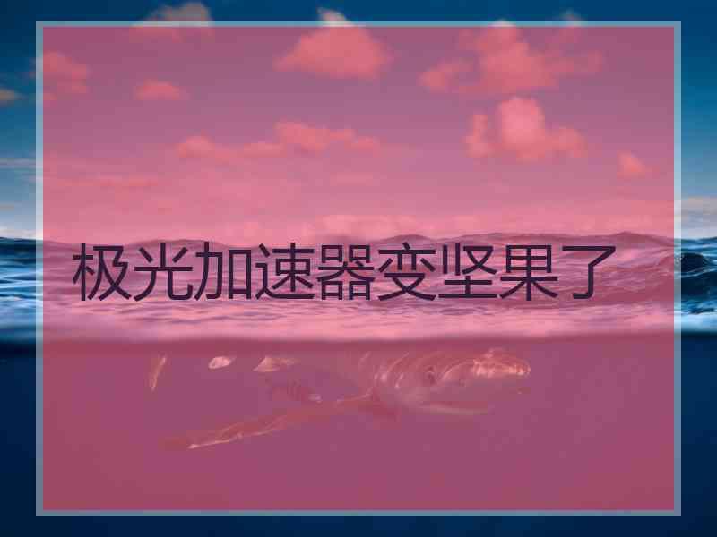 极光加速器变坚果了