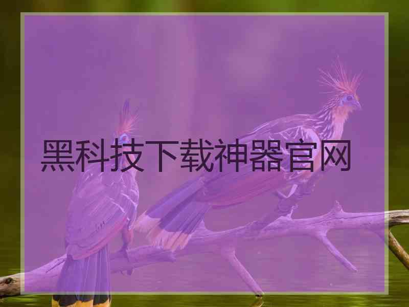 黑科技下载神器官网