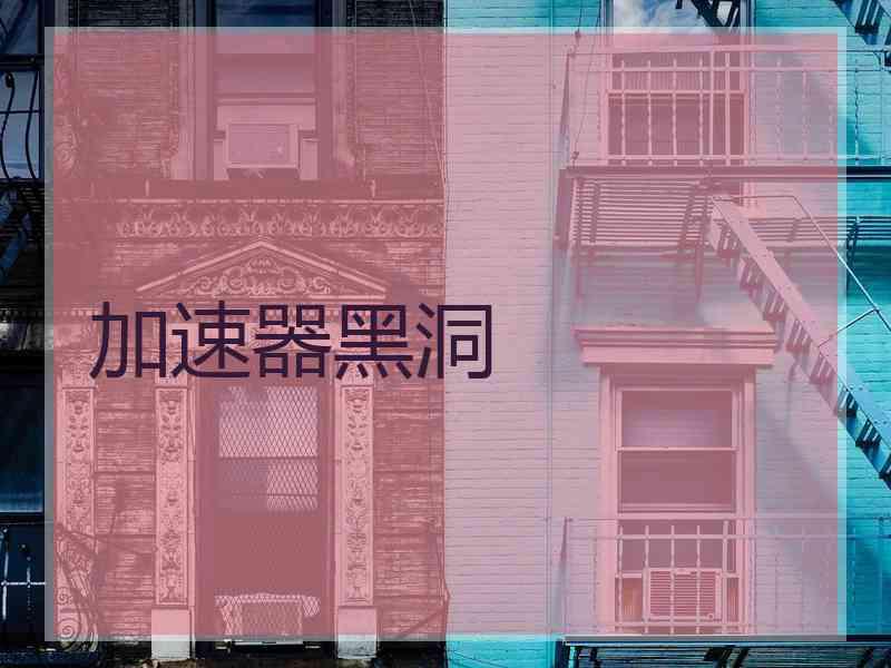 加速器黑洞
