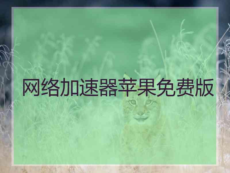 网络加速器苹果免费版
