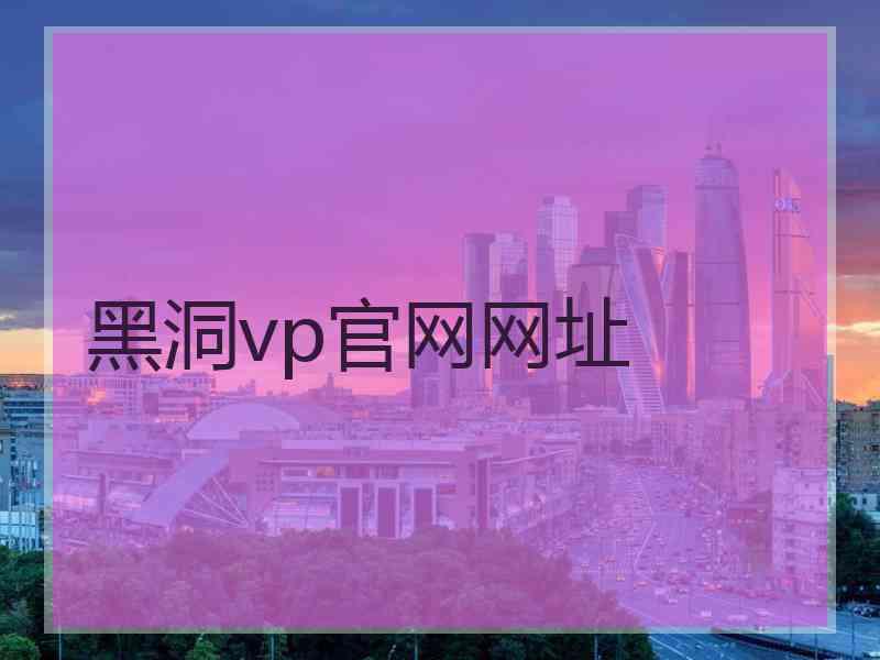 黑洞vp官网网址