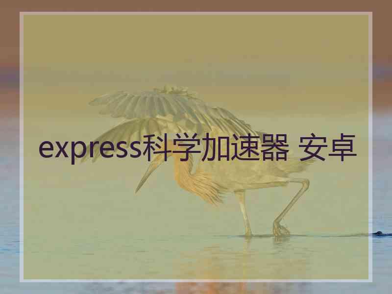 express科学加速器 安卓