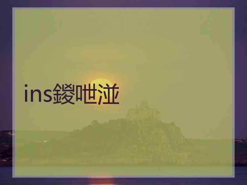 ins鍐呭湴