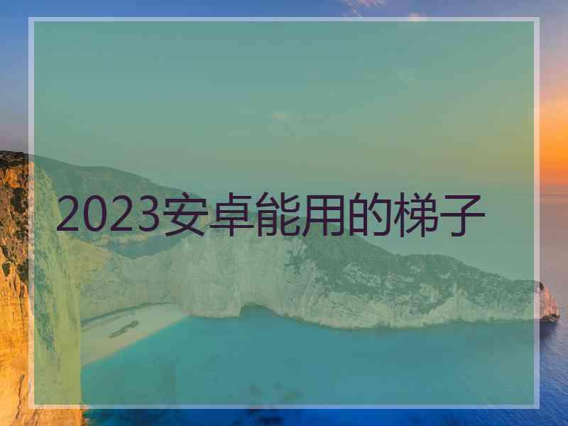 2023安卓能用的梯子