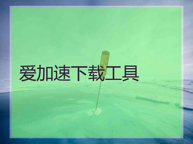 爱加速下载工具