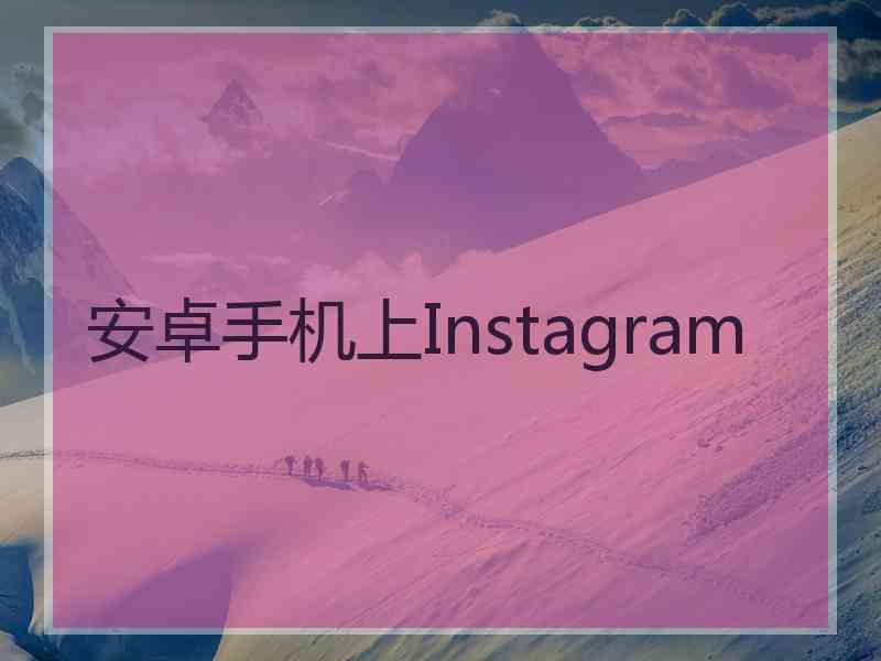 安卓手机上Instagram
