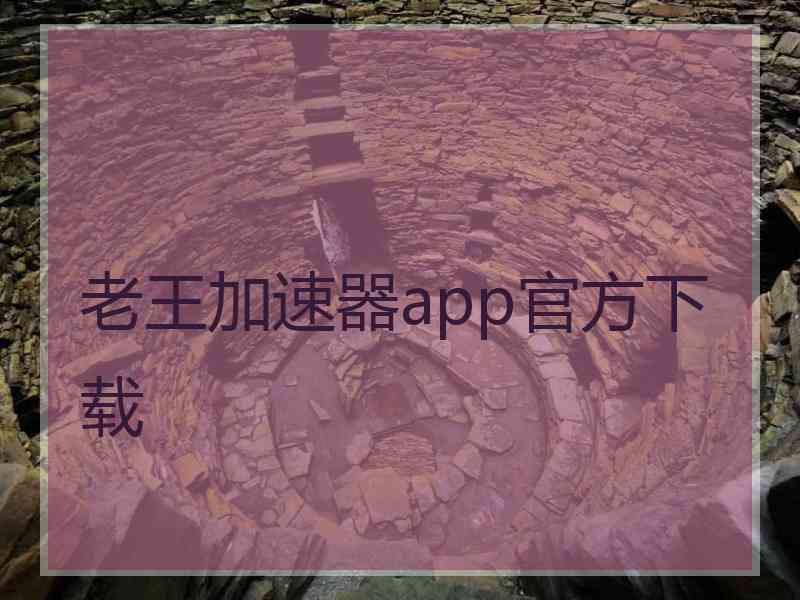 老王加速器app官方下载