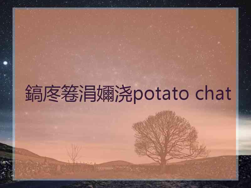 鎬庝箞涓嬭浇potato chat