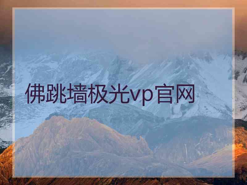 佛跳墙极光vp官网