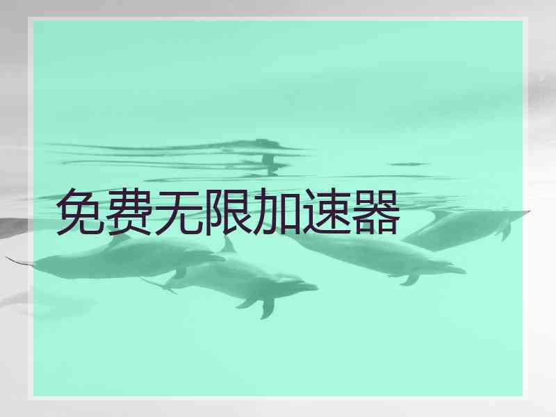 免费无限加速器