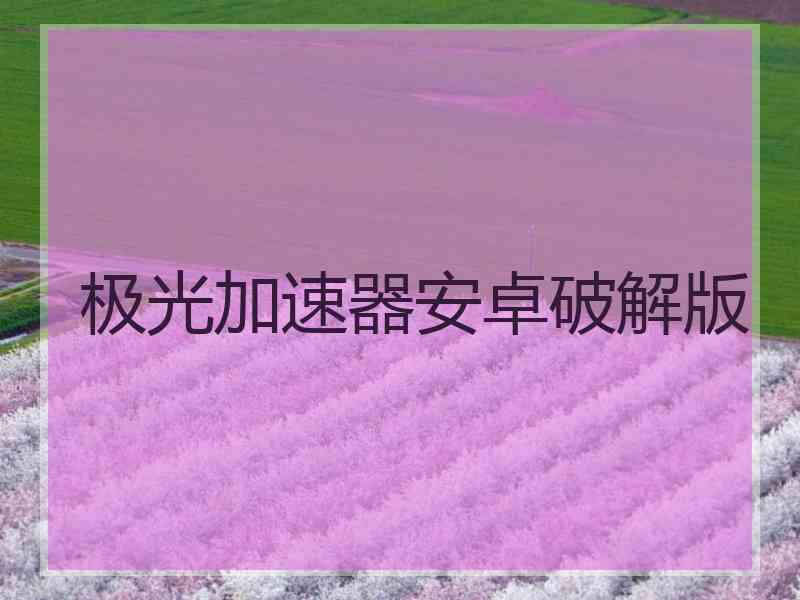 极光加速器安卓破解版