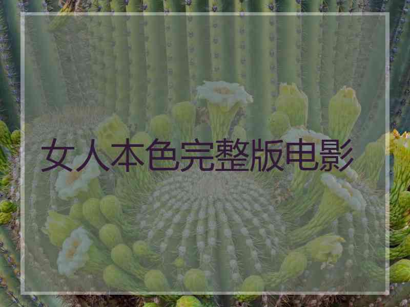 女人本色完整版电影