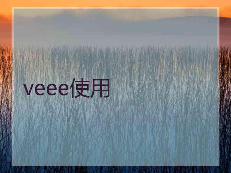 veee使用