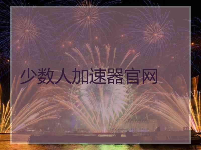 少数人加速器官网