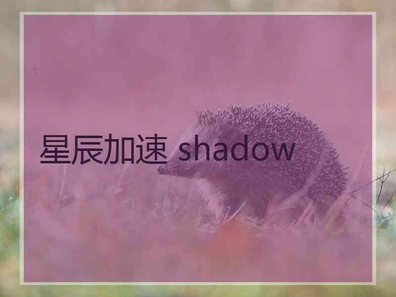 星辰加速 shadow