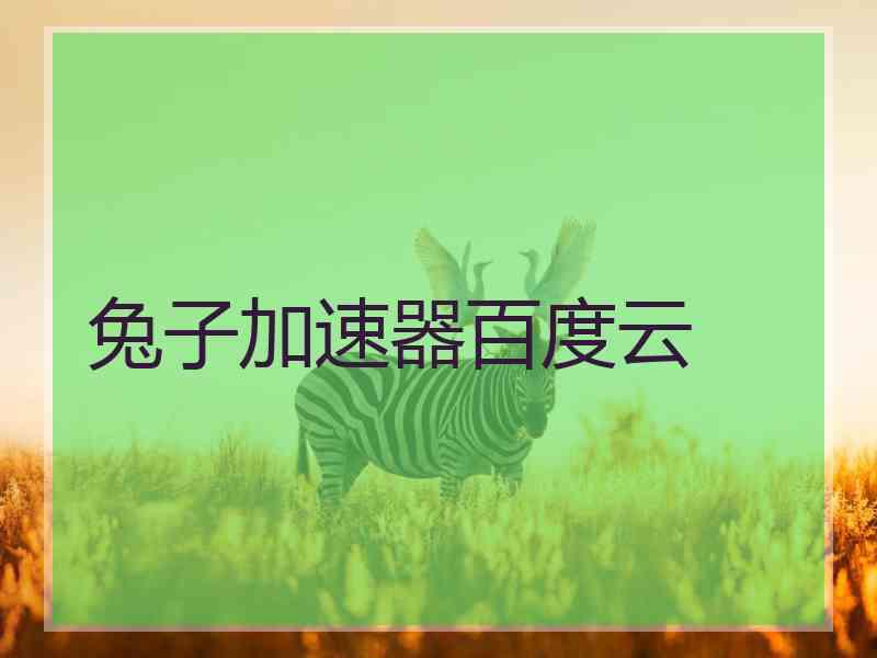 兔子加速器百度云