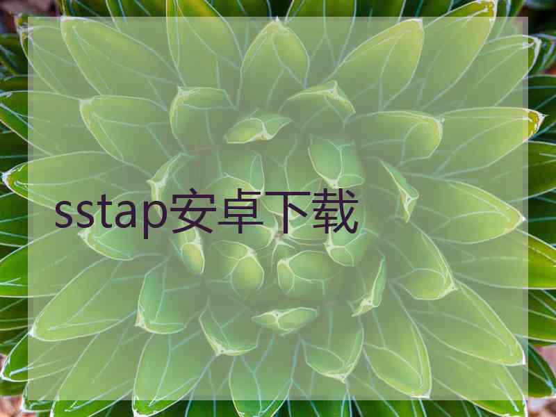 sstap安卓下载