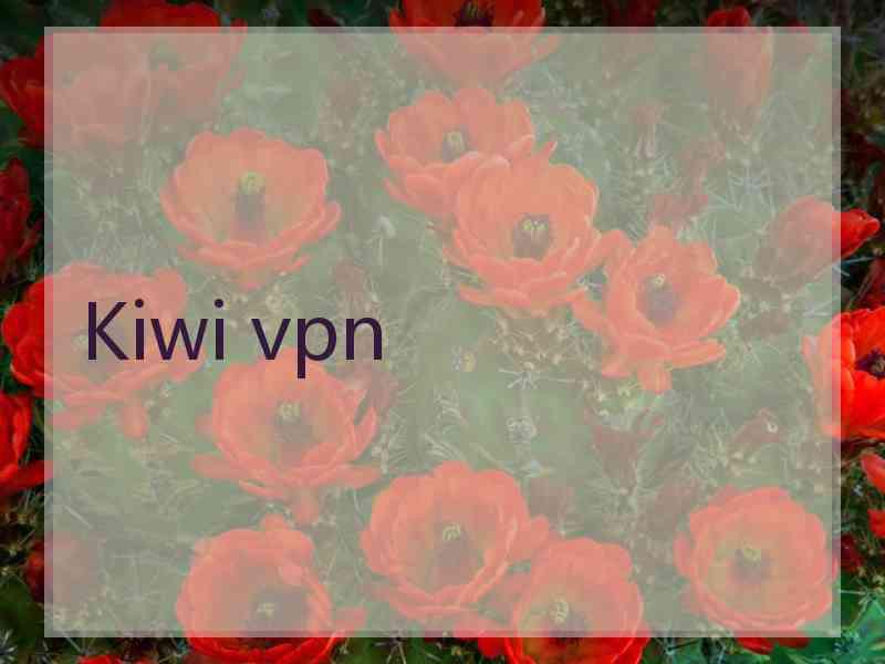 Kiwi vpn