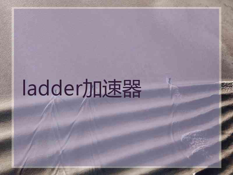 ladder加速器