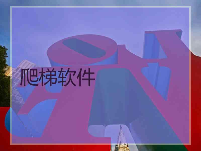 爬梯软件