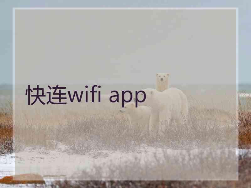 快连wifi app
