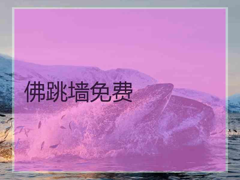 佛跳墙免费