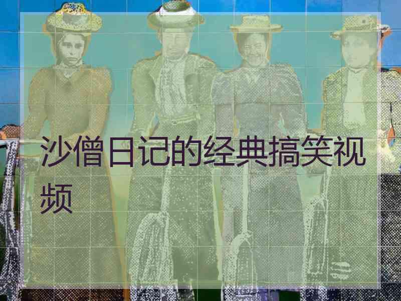 沙僧日记的经典搞笑视频