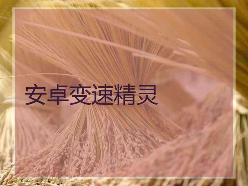 安卓变速精灵