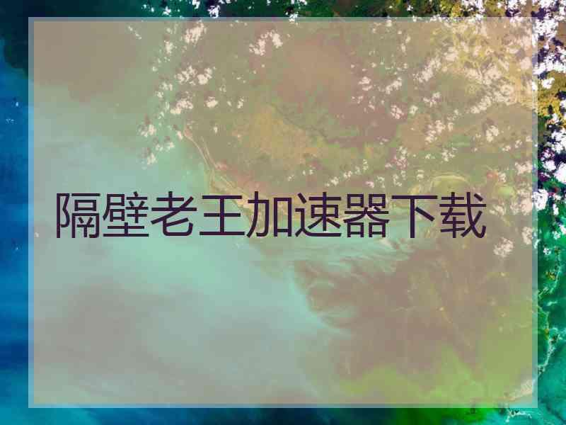 隔壁老王加速器下载