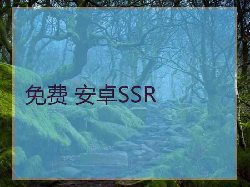 免费 安卓SSR