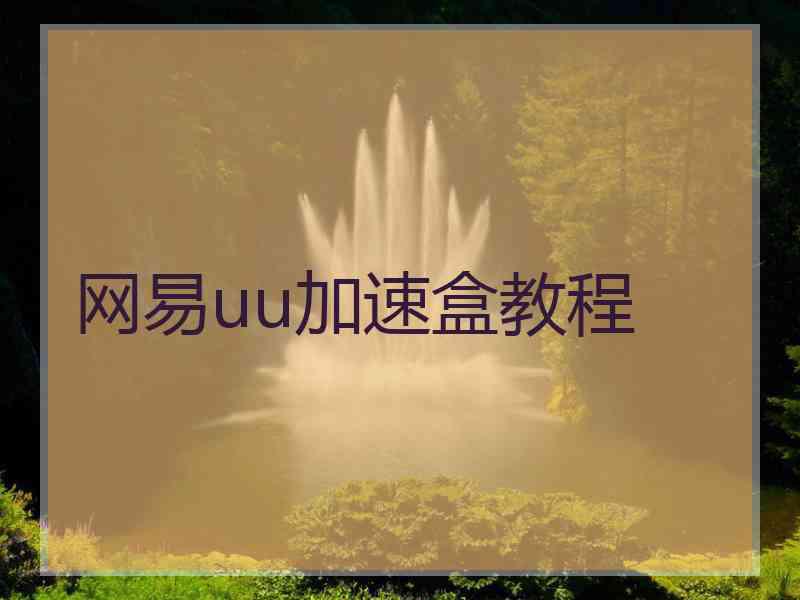 网易uu加速盒教程