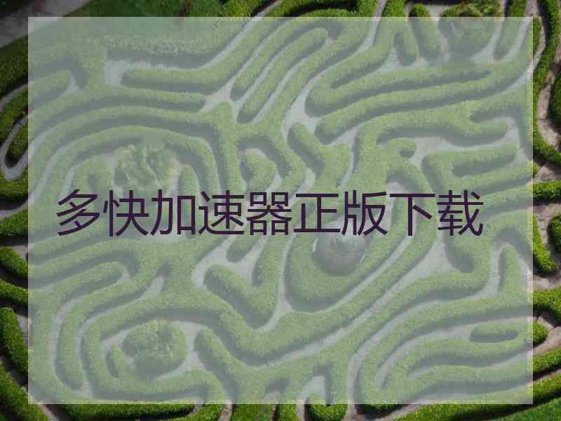多快加速器正版下载