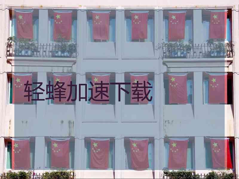 轻蜂加速下载