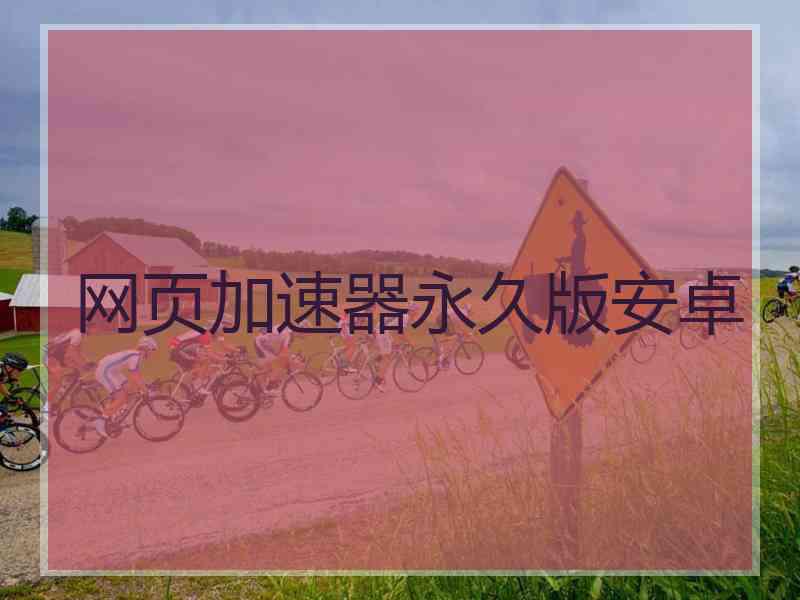 网页加速器永久版安卓