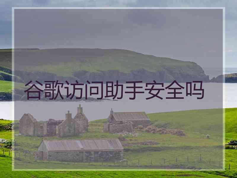 谷歌访问助手安全吗