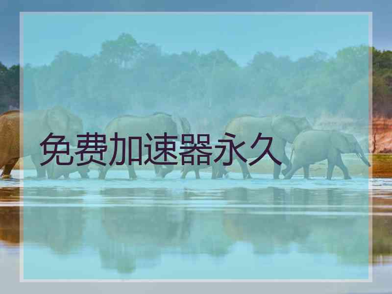 免费加速器永久