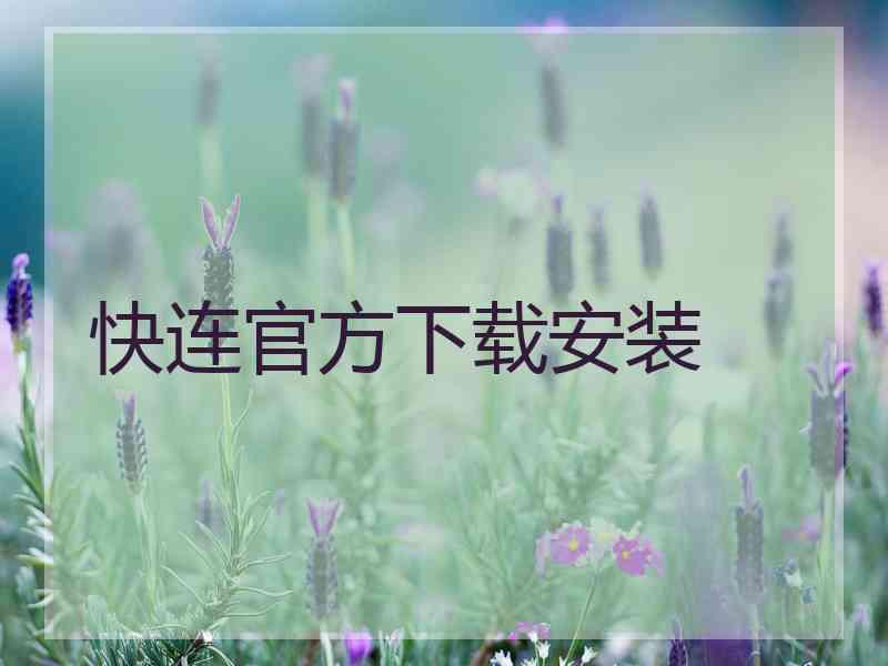 快连官方下载安装