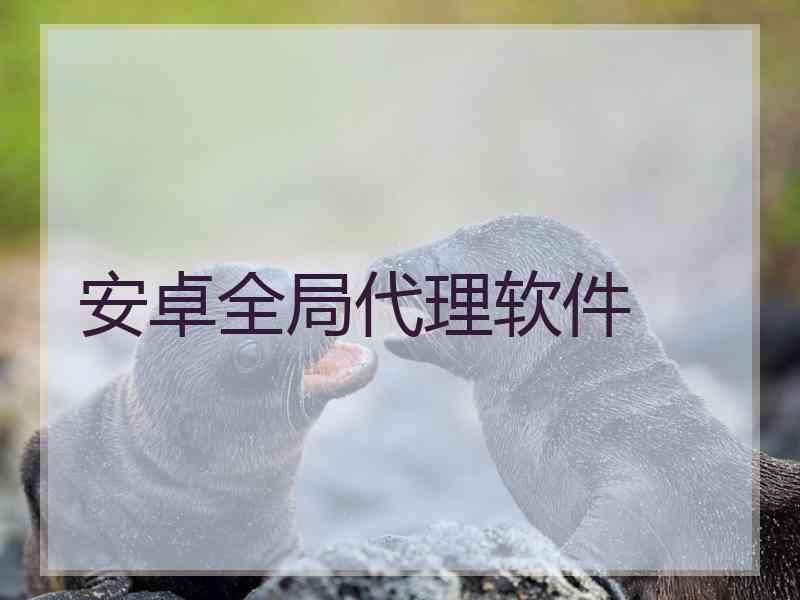 安卓全局代理软件