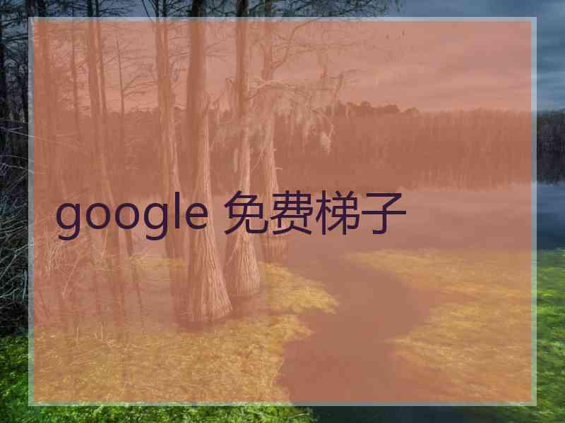 google 免费梯子