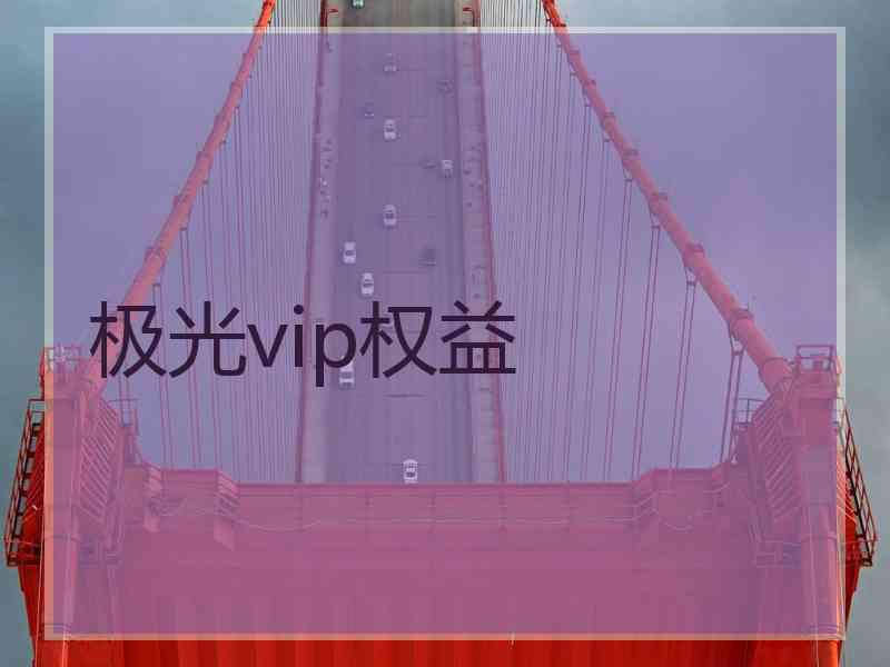 极光vip权益