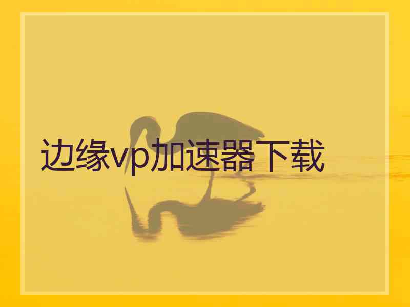 边缘vp加速器下载