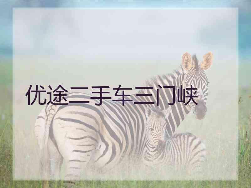 优途二手车三门峡