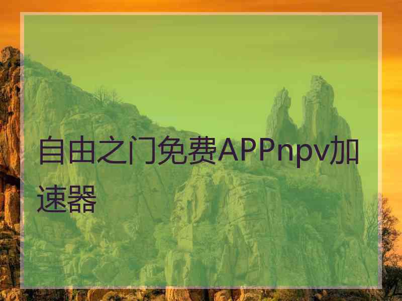 自由之门免费APPnpv加速器