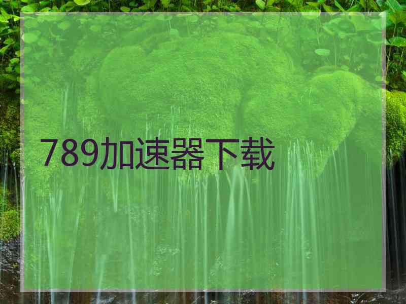 789加速器下载