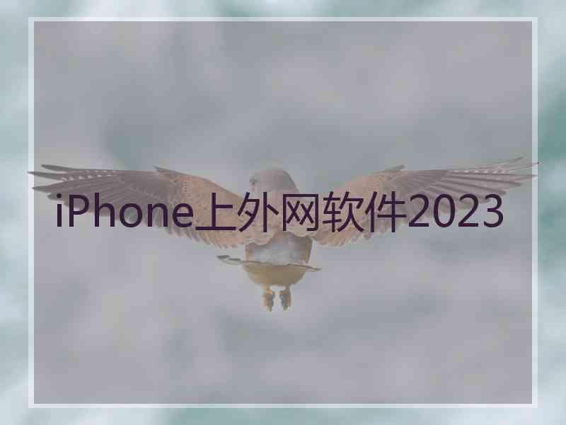 iPhone上外网软件2023