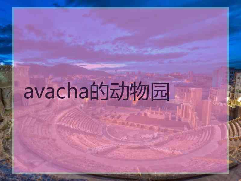 avacha的动物园