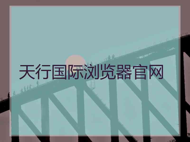 天行国际浏览器官网