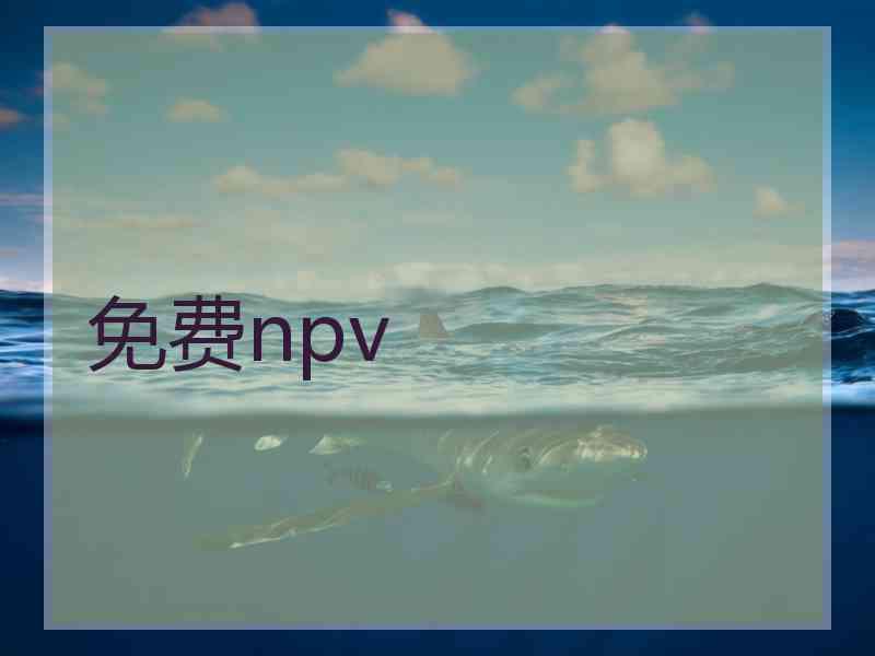 免费npv