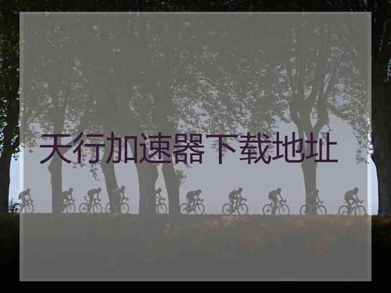 天行加速器下载地址