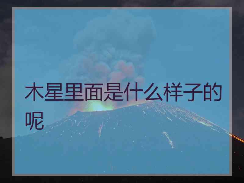 木星里面是什么样子的呢